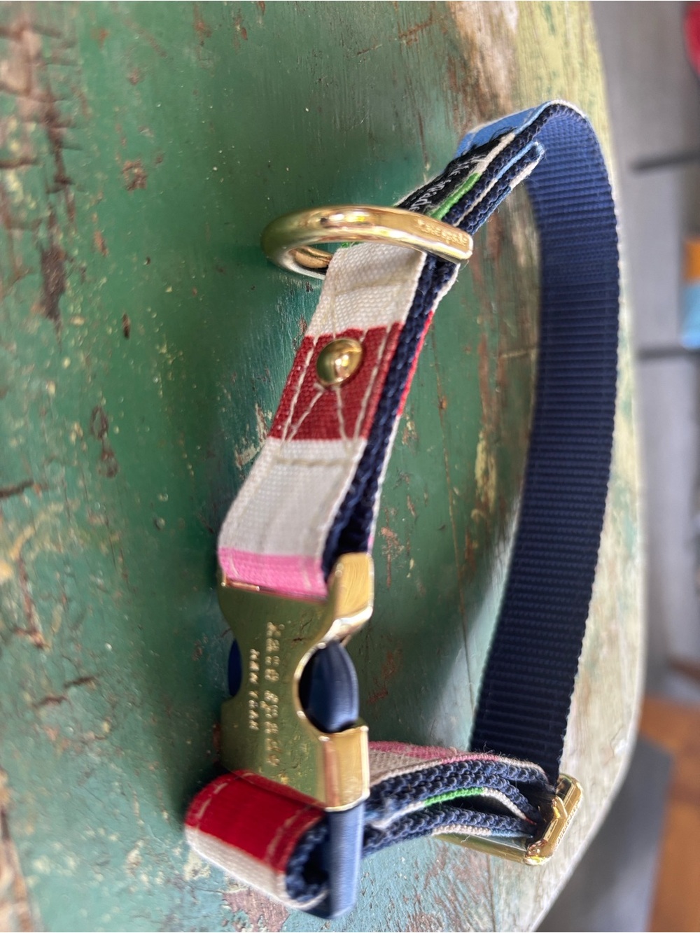 Kate Spade NY Adventure Stripe Dog Collar & Leash Combo - - Picture 10 of 16